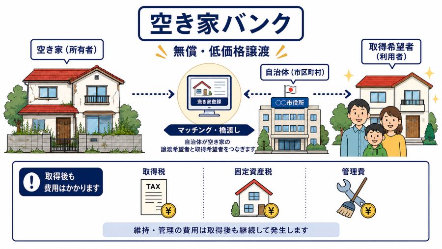 空き家バンクについて図解で解説