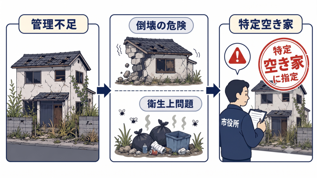 特定空き家への指定