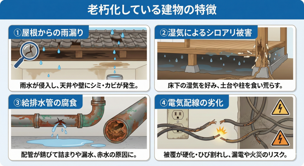 老朽化している建物の特徴
