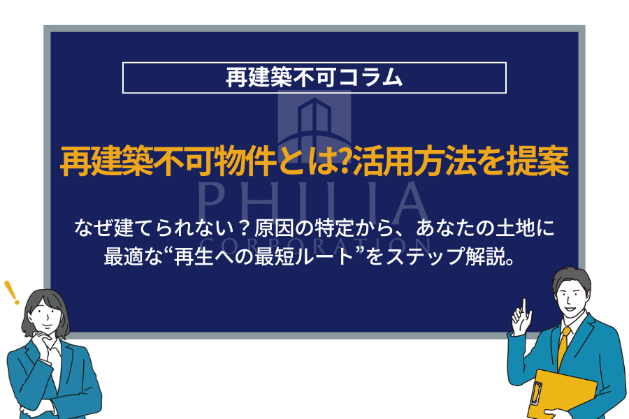 再建築不可物件とは？土地の活用方法までプロがわかりやすく解説