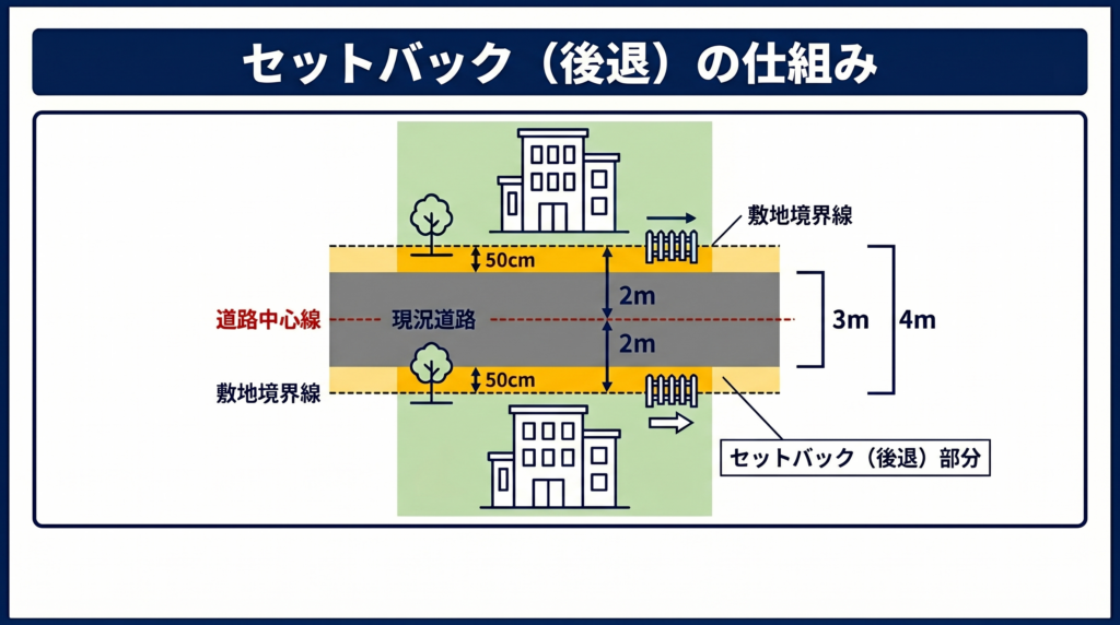 セットバック図解