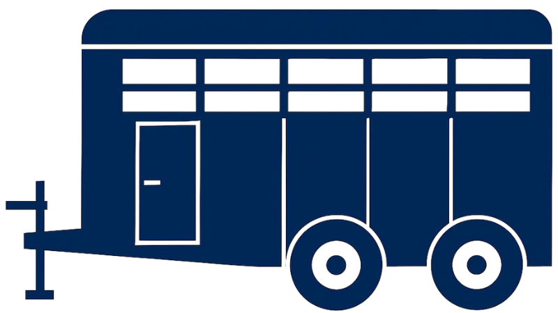 トレーラーハウスのイラスト