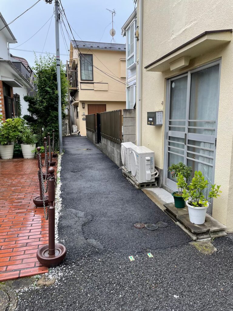 板橋区　敷地延長　旗竿地