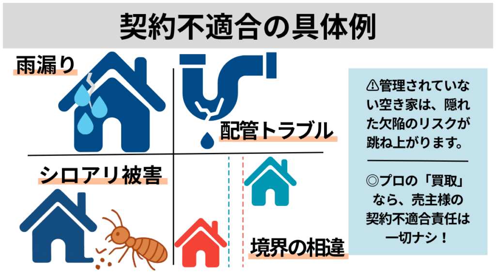 契約不適合の具体例