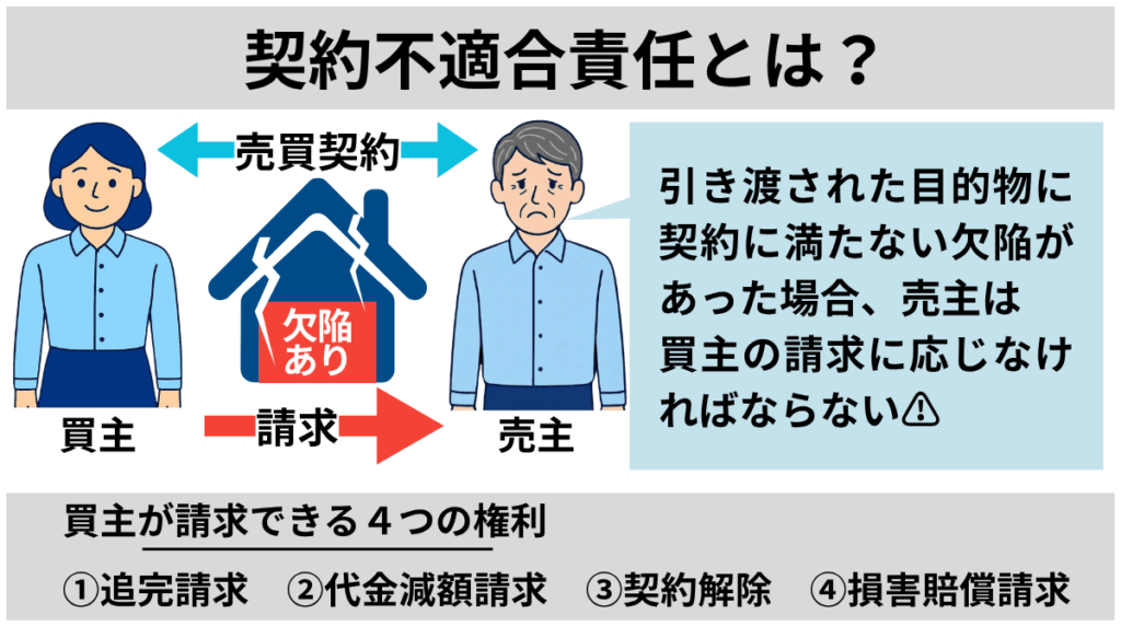 契約不適合責任とは？図解